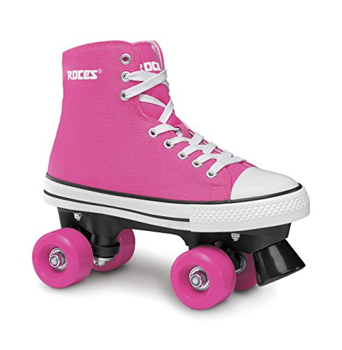 Roces Kinder Chuck Classic Roller Rollerskates/Rollschuhe Street, deep pink, 35