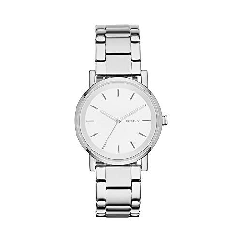 DKNY Damen Digital Quarz Uhr mit Edelstahl Armband NY2342