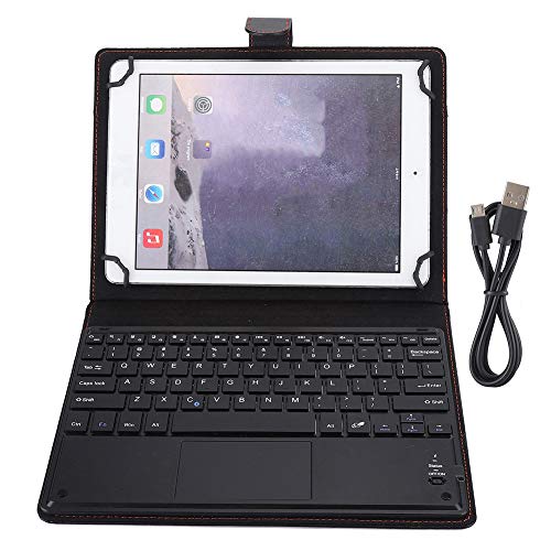 Bluetooth-Touchpad-Tastatur mit Hülle, für 9,7-10-Zoll-Tablet-PC-Tastatur mit Maus-Touchpad 100 Stunden Funktionierende Bluetooth-Touch-Maus-Tastatur