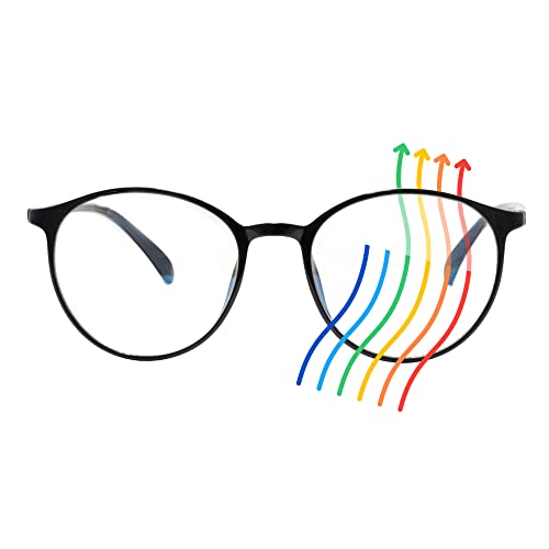 Ocushield Parker Anti-Blaulicht-Brille für Lesen, Gaming und Computer, Tablet und Handy – Schwarz – keine Vergrößerung