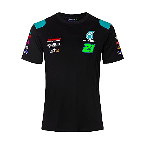 VR46 Herren Petronas Morbidelli T-Shirt, Schwarz, S