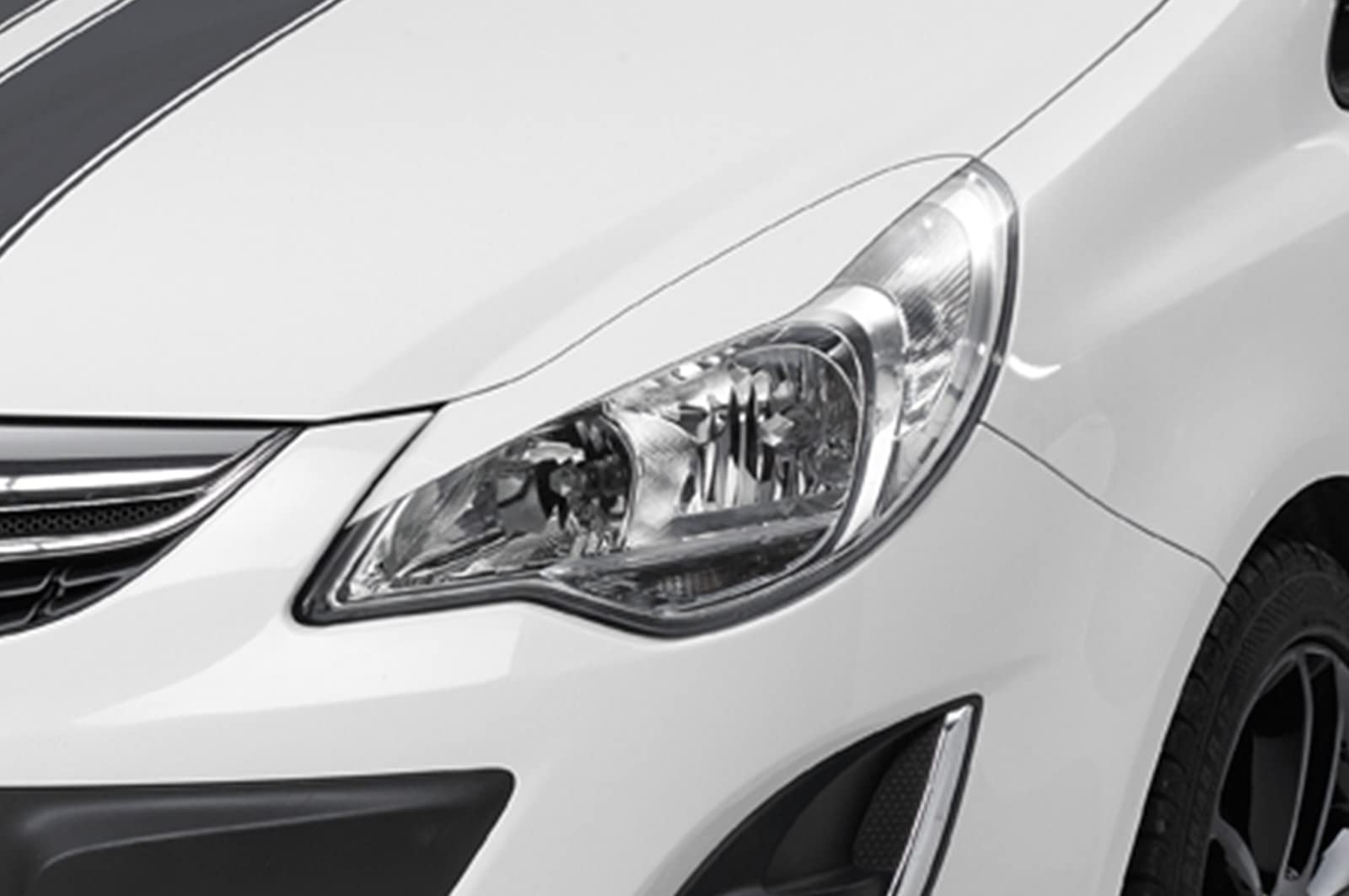 CSR-Automotive Scheinwerferblenden Kompatibel mit/Ersatz für Opel Corsa D SB199
