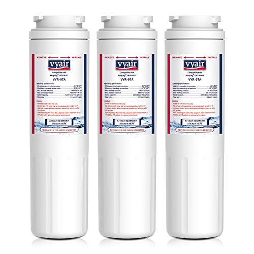 Vyair VYR-07A Kühlschrank Wasserfilter kartusche kompatibel mit Maytag UKF8001, Amana, Jenn-Air PUR Puriclean II UKF8001AXX UKF9001, Viking RWFFR, SK535, Whirlpool/KitchenAid 4396395, EDR4RXD1 (3)