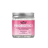GymQueen Probiotics 120 Kapseln, Nahrungsergänzungsmittel 80,4g, Kapseln mit Probiotika, Präbiotika, Calcium, Zink und Selen