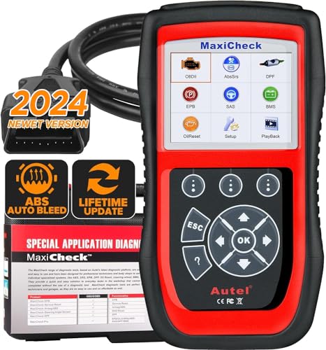 Autel MaxiCheck PRO ABS-Bleed-Scan-Tool mit ABS-SRS-Airbag-Diagnose, Ölrückstellung, EPB, SAS, BMS-Service für bestimmte Fahrzeuge (Olupart bis Baujahr 2015)