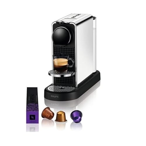 KRUPS Kaffeemaschine für Kaffeepads oder Kapseln YY5026FD CITIZ PLATINUM