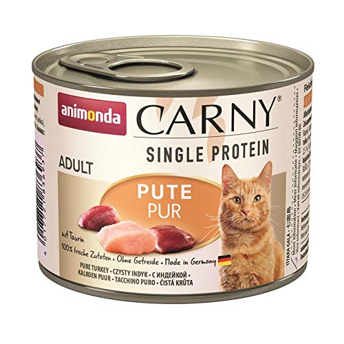 animonda Cat Dose Carny Adult Single Protein Pute pur 200g (Menge: 6 je Bestelleinheit)