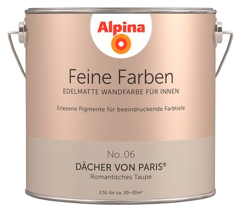 Alpina Wand- und Deckenfarbe "Feine Farben No. 06 Dächer von Paris"
