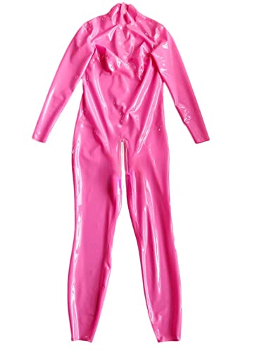 Latex-Bodysuit-Strumpfhose Custom-Pink