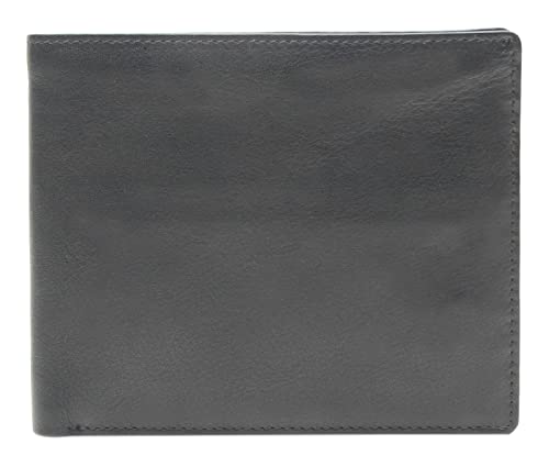 Esquire, Frankfurt Geldbörse Rfid Schutz Leder 12 Cm in schwarz, Geldbörsen für Herren