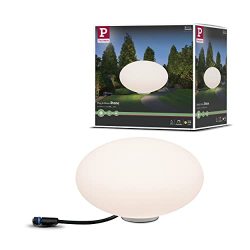 Paulmann Stone 94175 Beleuchtungssystem Plug&Shine LED-Dekoleuchte LED 2.8 W Warm-Weiß Weiß