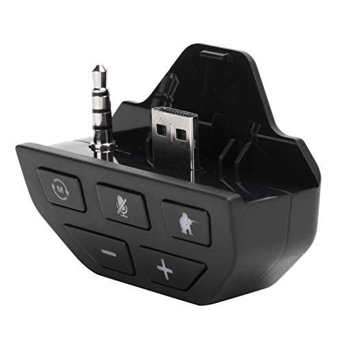 iFCOW Gamepad Sound Enhancer Verlustfreier Stereo-Headset-Adapter 4 Audiomodi für Xbox One Gamepad Plug and Play
