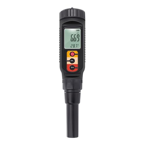 0-14PH Temp Säure Tester LED Digital Meter Für Fleisch Käse Brot Obst Handheld Detektor Analysator Meter Genauigkeit Temperatur Gauge
