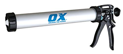 OX Tools Pro Sausage Caulking Gun, 20 oz, 12: 1 Thrust Ratio