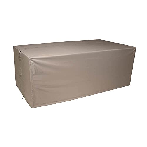 Raffles Covers Lounge Bank Abdeckung - 180 x 100 H: 75 cm - RLB180straight - Wasserdicht | Solution Dyed | UV-beständig | Elastischer Kordelzug | Lüftungsschlitze