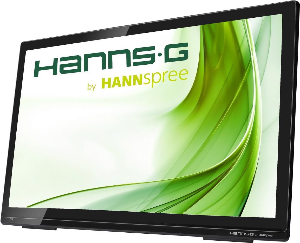 Hannspree HT273HPB Touchscreen-Monitor EEK: A (A+ - F) 68.6 cm (27 Zoll) 1920 x 1080 Pixel 16:9 8 ms HDMI™, VGA, Kopfhörer (3.5 mm Klinke) IPS LED