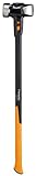 Fiskars Vorschlaghammer IsoCore L zum Eintreiben von Holzpfählen oder Abbrucharbeiten, Länge: 92 cm, Gewicht: 4,76 kg, Schwarz/Orange, 1020219