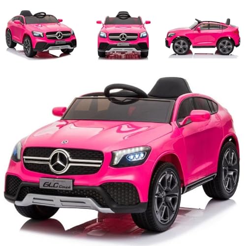 Kinder Elektroauto Mercedes GLC Elektro-Autos pink/rosa