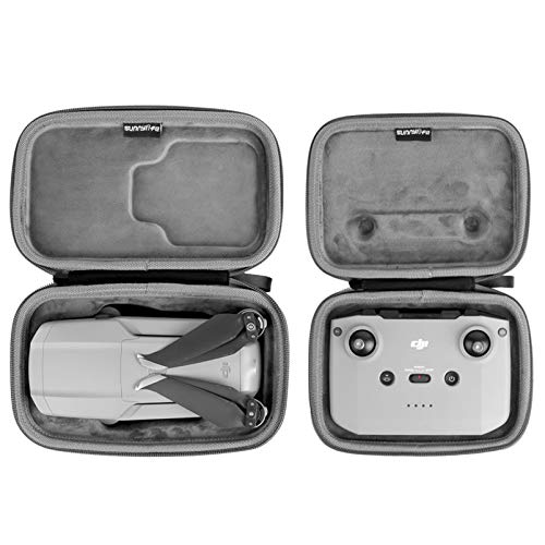 iEago RC Mavic Air 2S Tragetasche, Drohnen Körper Tasche + Fernbedienung Hart Koffer mit Karabiner für DJI Mavic Air 2 / Air 2S Zubehör