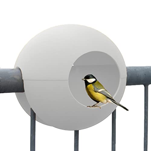 rephorm® ballcony birdball Vogel-Futterhaus für Kleinsingvögel/Ganzjahresnutzung/balkonhängend/Ø 30cm