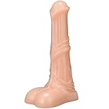 10 Inch Tier Penis, Jukkarri 25cm Pferd Dildo Medizinisches PVC Dildo echt Penis Nachbildung Sexspielzeug