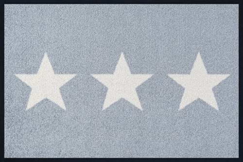 Fußmatte »Stars«, wash+dry by Kleen-Tex, rechteckig, Höhe 9 mm, In- und Outdoor geeignet