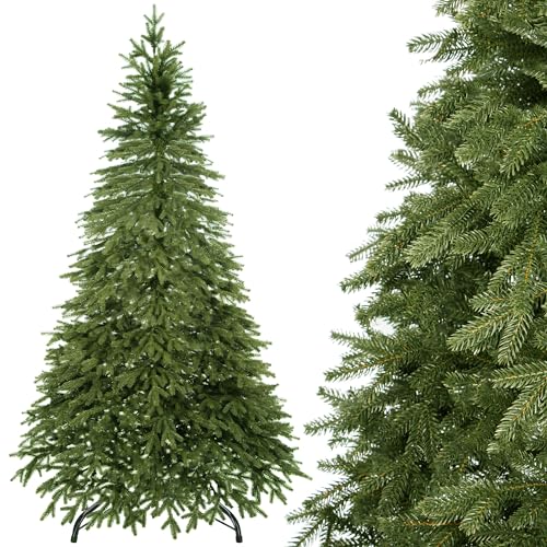 SPRINGOS Künstlicher Weihnachtsbaum Premium Fichte 180 cm PE inkl. Ständer
