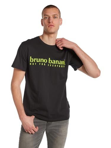 bruno banani Shirt mit Rundhalsausschnitt Schwarz L