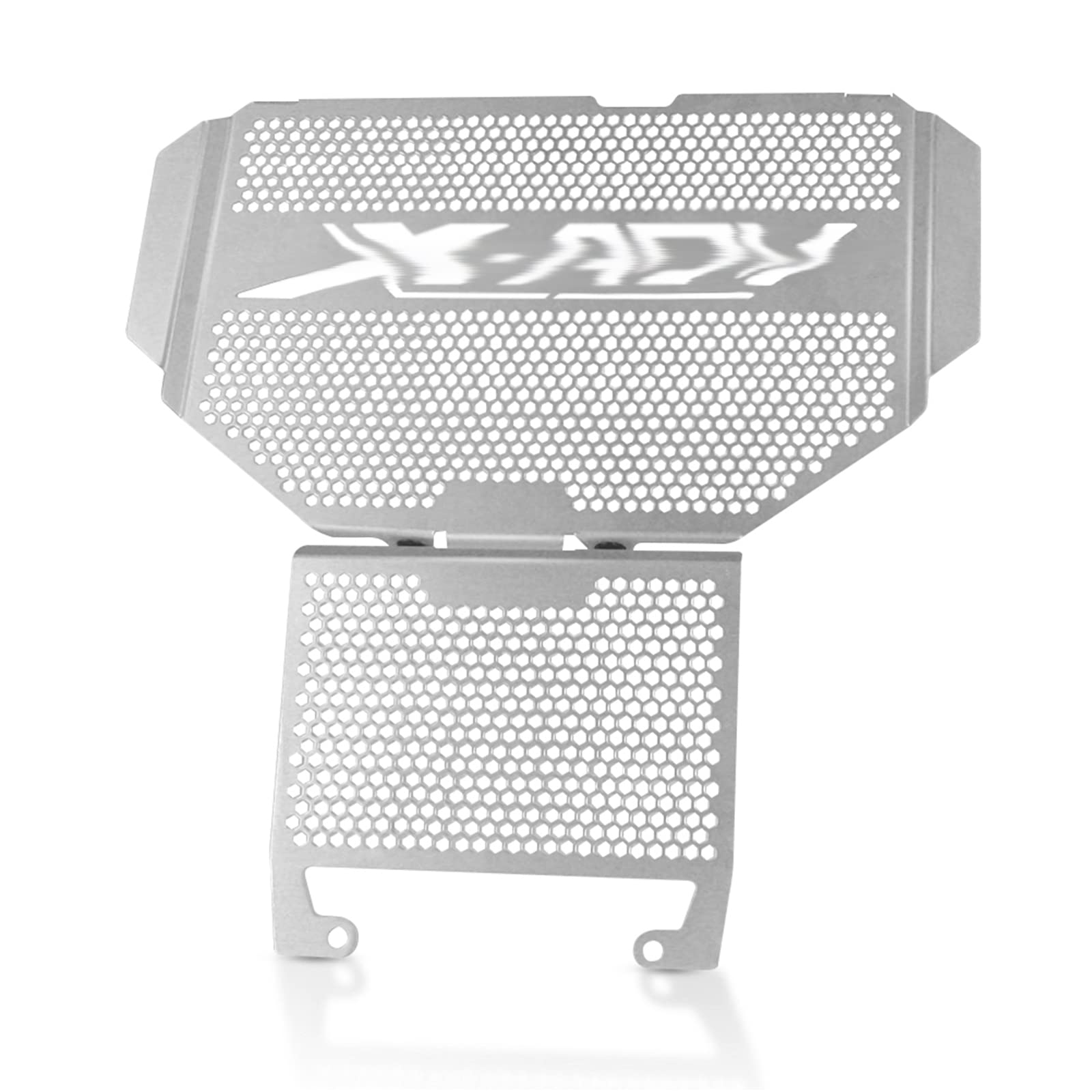 XADV 750 Motorrad Kühlerabdeckungsschutz Aluminium Kühler Schutzfolie für X-ADV X ADV 750 2017 2018 2019 2020-Silber