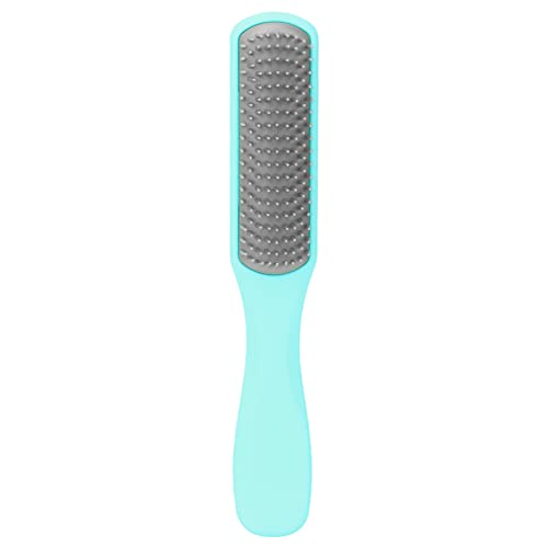 MOBEBI Haarbürste, klassische 9-reihige Bürste für Damen, lockige Haarstyling-Pinsel zum Trennen, Formen, Definieren von langen kurzen Haarbürsten (Farbe: Blau) (Farbe: Grün)