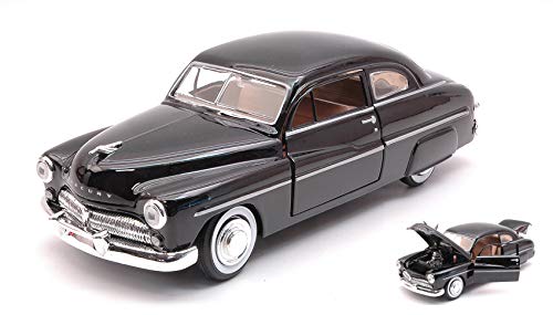 MERCURY COUPE 1949 BLACK 1:24 - MotorMax - Straßenwagen - Die Cast - Modellbausatz
