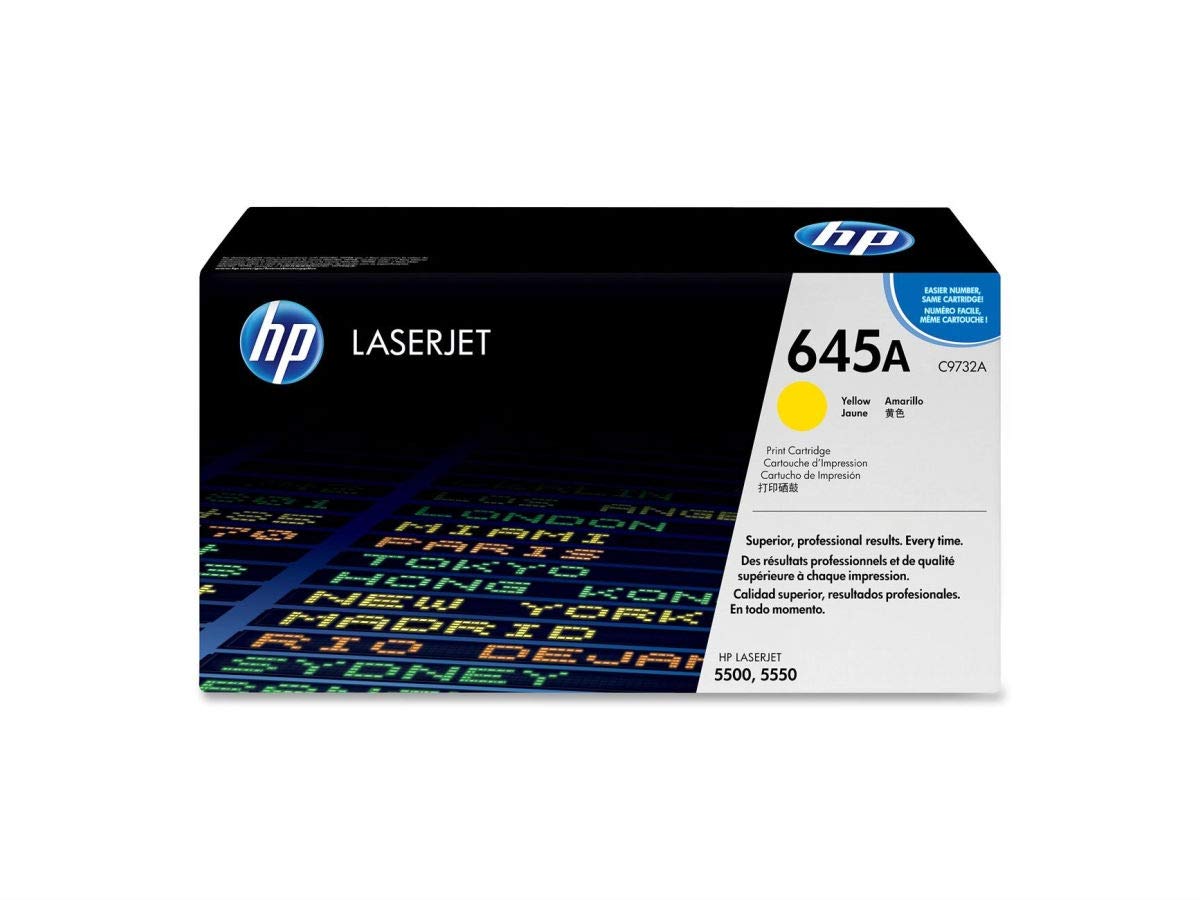 HP 645A C9732A Tonerkassette Gelb 12000 Seiten Original Toner