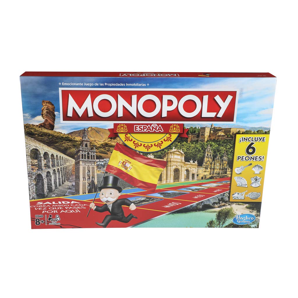Monopoly Spanien – evtl. Nicht in Deutscher Sprache (Hasbro E1654105)