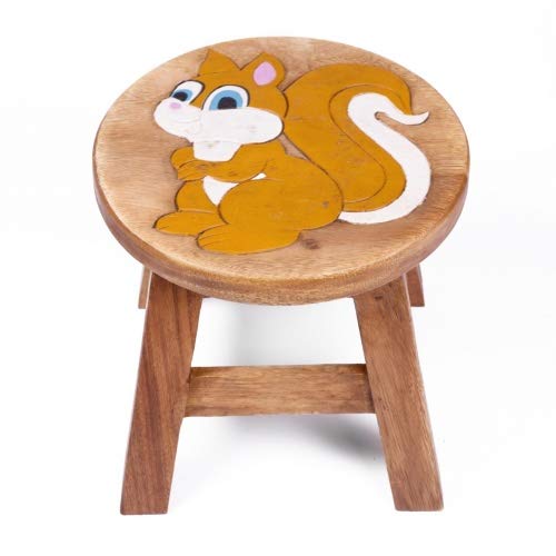 Brink Holzspielzeug Hocker Kinder Eichhörnchen Personalisiert Kinderzimmer Holz Wood Geschenk Stabil Tisch Sitzgruppe