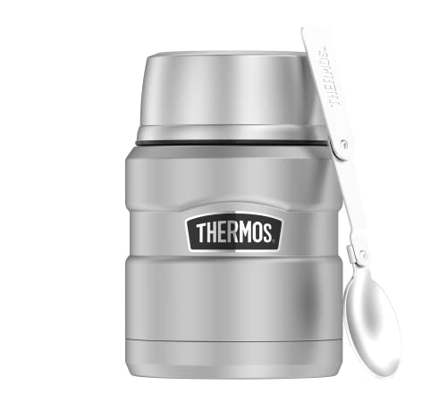 THERMOS Essensbehälter 'King' 0,45 L cool Grey, mit persönlicher Wunschgravur