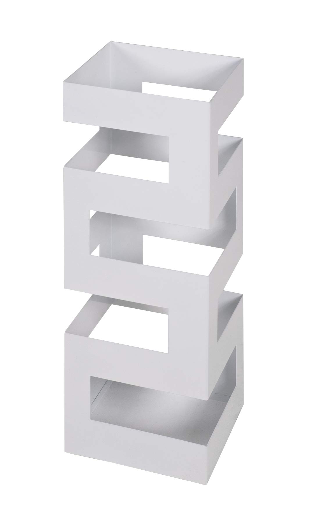 HAKU Möbel Schirmständer, Metall, weiß, B 16 x T 16 x H 48 cm