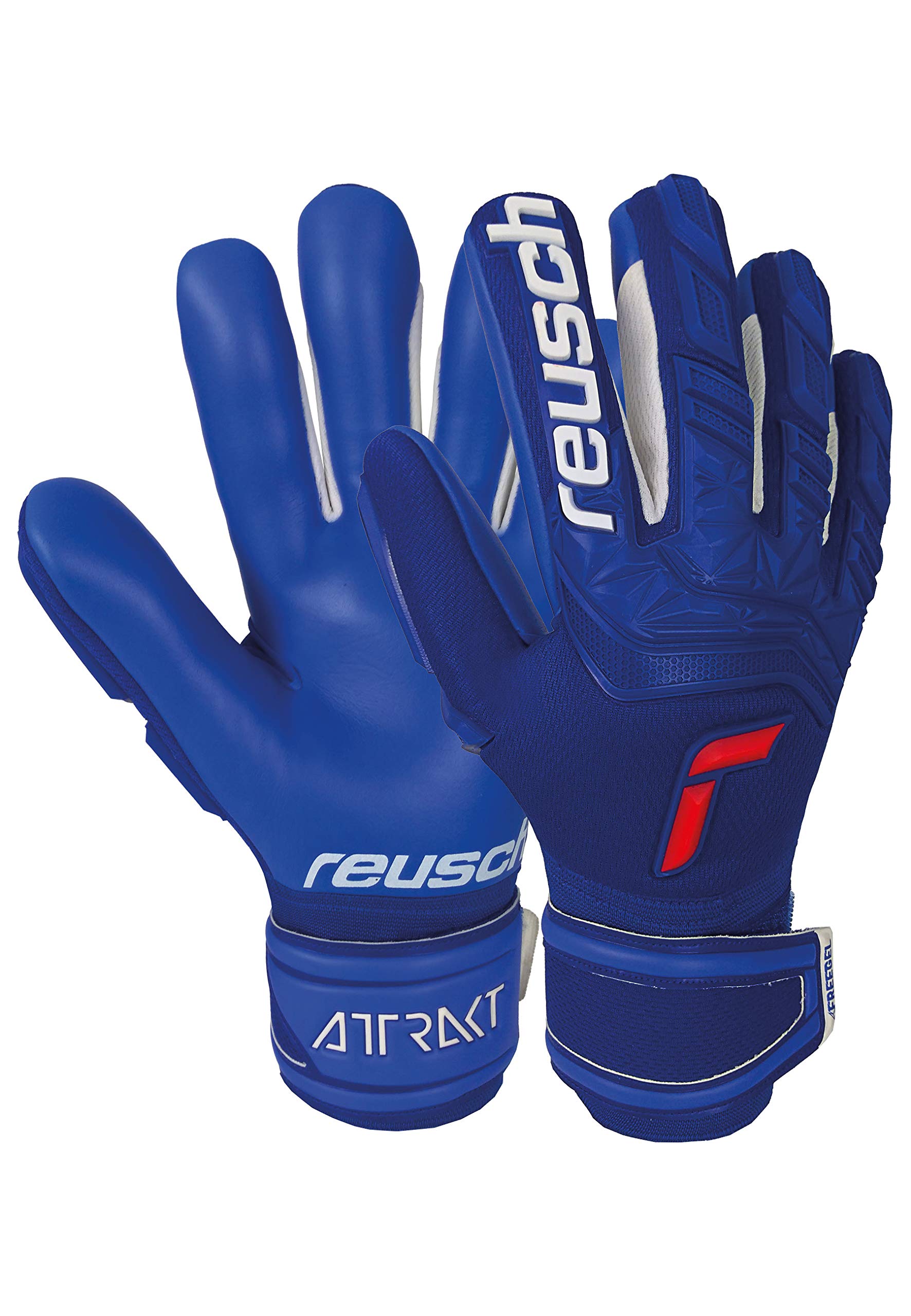 Reusch Unisex Torwarthandschuhe Attrakt Freegel Silver deep Blue/deep Blue 10.5