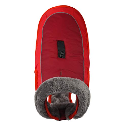 AMURAO Plus Size Reflective Pet Kleidung Herbst Winter Warm Wasserdicht Hundemantel für kleine, mittelgroße Hunde