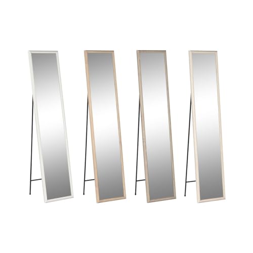 Home ESPRIT Standspiegel Weiß Braun Beige Grau 34 x 3 x 155 cm (4 Stück)