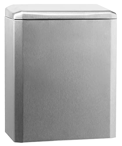 Abfallbehälter - Katrin Hygiene Abfallbehälter, silber, 290 x 230 x 102 mm (H/B/T), Edelstahl