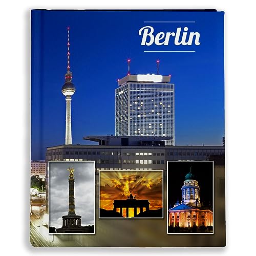 Urlaubsfotoalbum 10x15: Berlin, Fototasche für Fotos, Taschen-Fotohalter für lose Blätter, Urlaub Berlin, Handgemachte Fotoalbum