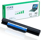 FSKE® A32-K53 A41-K53 Akku für ASUS X53S X54C K53S K53SV K53 A53S P53E K53E X53E A54C A54H X54H Serie Notebook Battery, 6 Zellen 10,8V 5000mAh