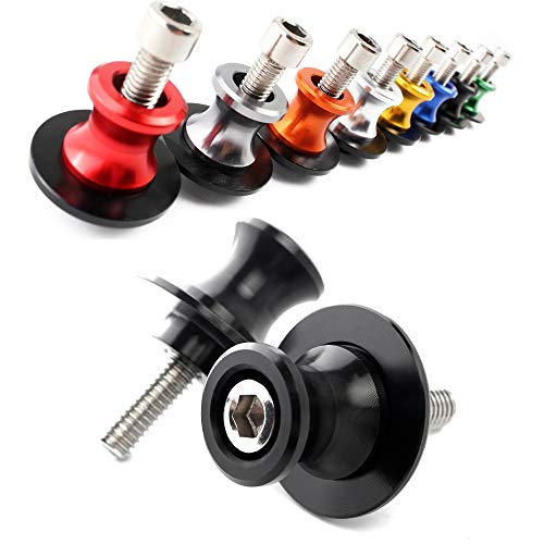 M6 6mm Schwingenschutz Schwingenadapter Ständer Bobbins Spool Racingadapter Ständeraufnahme für Yamaha YZF-R1 YZF-R25 YZF-R3 YZF-R6 FZ8 FZ9 FZ1 FZ6 V-MAX MT-01 MT-25 MT-03 MT-09 FJR1300 XJR1300