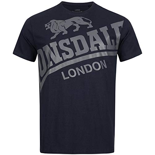 Lonsdale Mens Watton T-Shirt, Navy, XXL