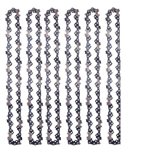 Kettensägenkette Edelstahl 14 Zoll Kettensäge 3/8" LP .050" 52 DL Halbmeißel Elektrokettensäge Ersatz for Holzbearbeitung Protokollierung Beschneiden Saw Chain (Color : 6x Chain)