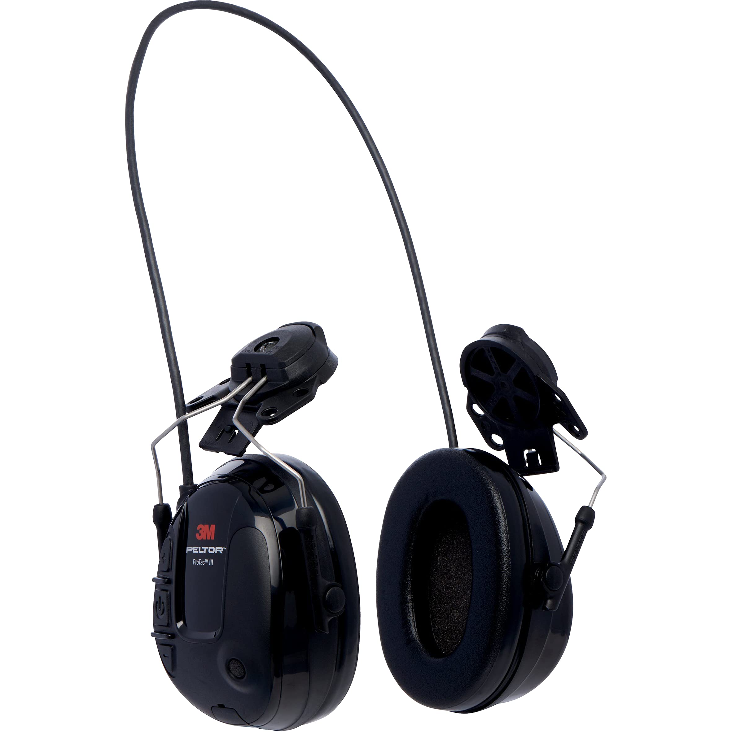 3M Peltor MT13H220P3E ProTac III Slim Gehörschutz-Headset, Helmversion, Schwarz