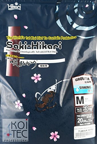 Hikari SAKI Growth Sinking M ca. 6mm 3 KG. Das Koifutter für die Champions