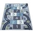 Paco Home Kinderteppich Spielteppich Grau Blau Hüpfkästchen Straßen Design, Grösse:300x400 cm