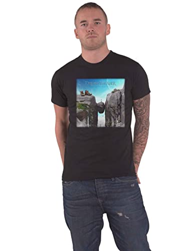 Dream Theater T Shirt A View from The Top Band Logo Nue offiziell Herren Schwarz