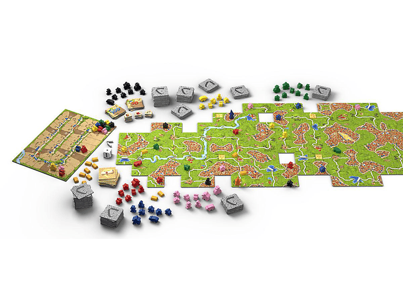 HANS IM GLÜCK Carcassonne BigBox (V3.0) Gesellschaftsspiel Mehrfarbig